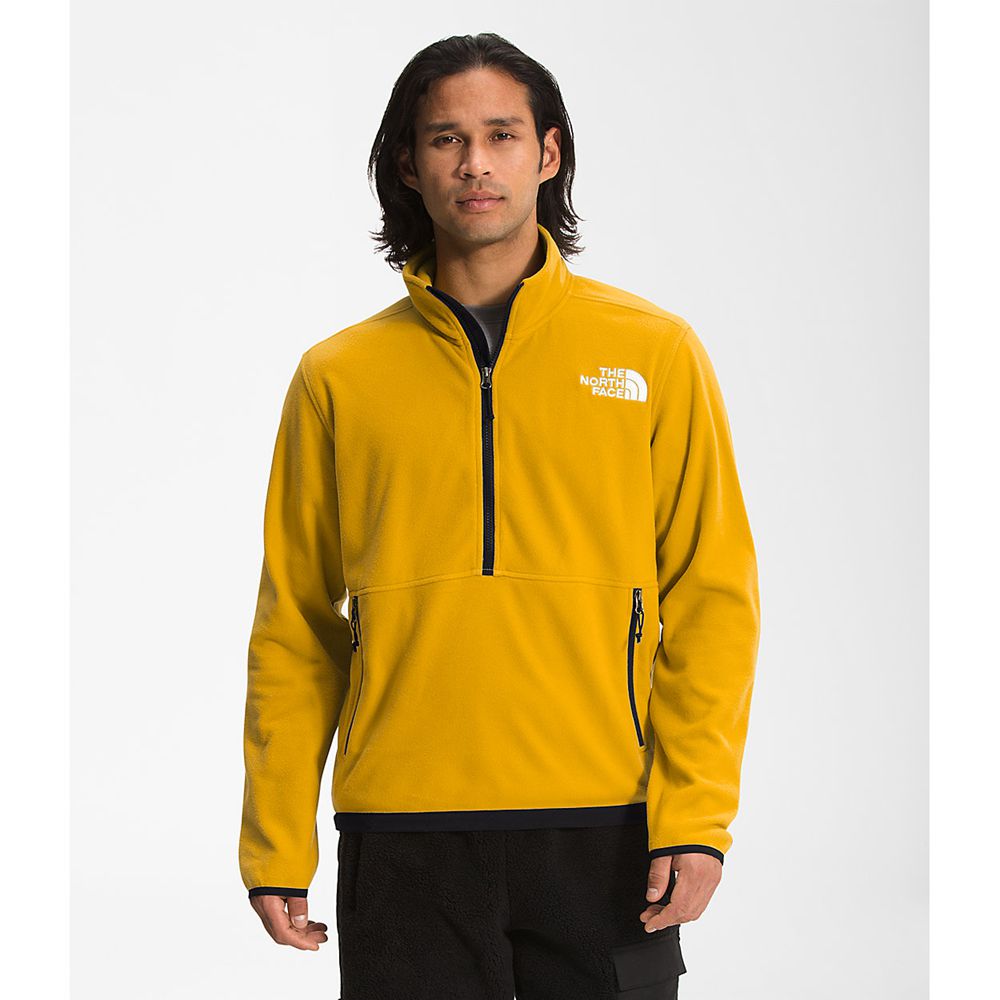 The North Face Fleece Jacket Mens Australia - The North Face Tka Kataka Yellow (MOY-943815)